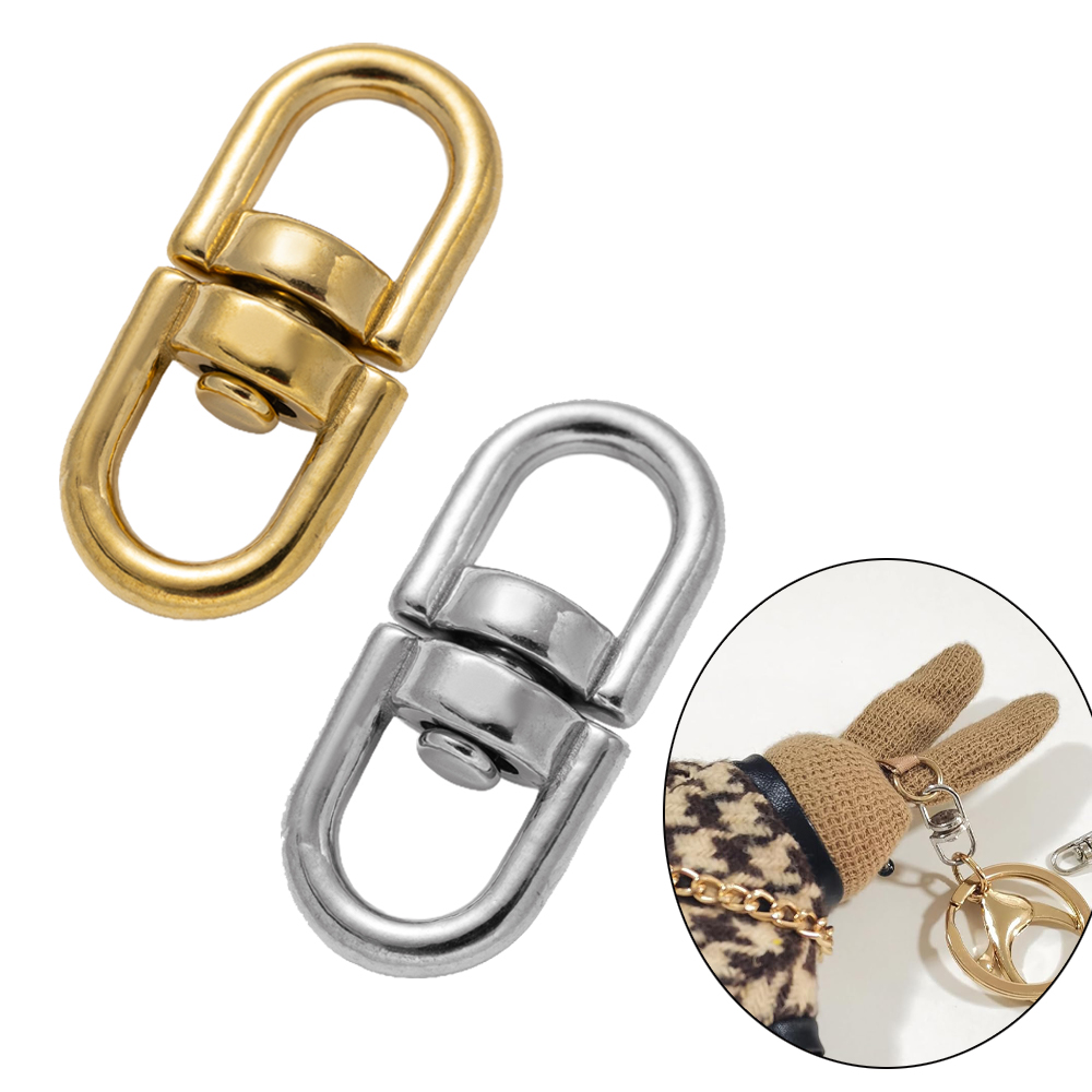 Jewelry Making Kit For Beginners - 5Pcs Gold Stainless Steel Swivel Key