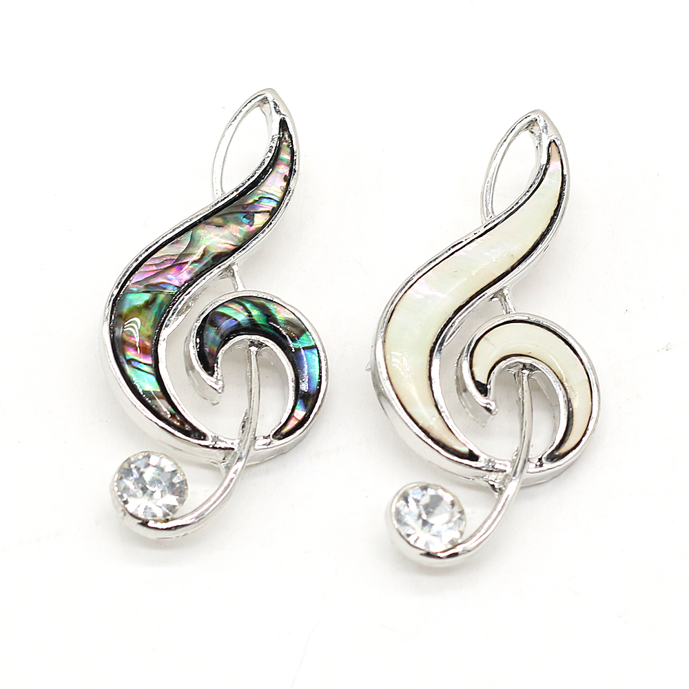 Jewelry Making Notes - New Style Natural Shell Brooch The