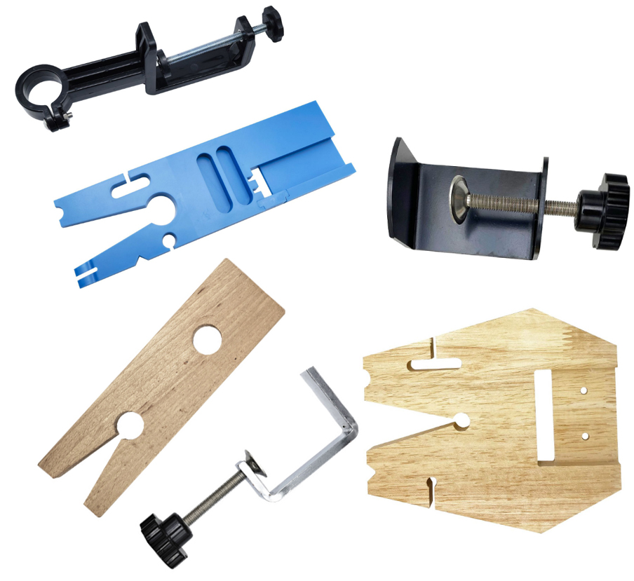 Jewelry Making Process - Wooden Jewelers Bench Pin Clamp V