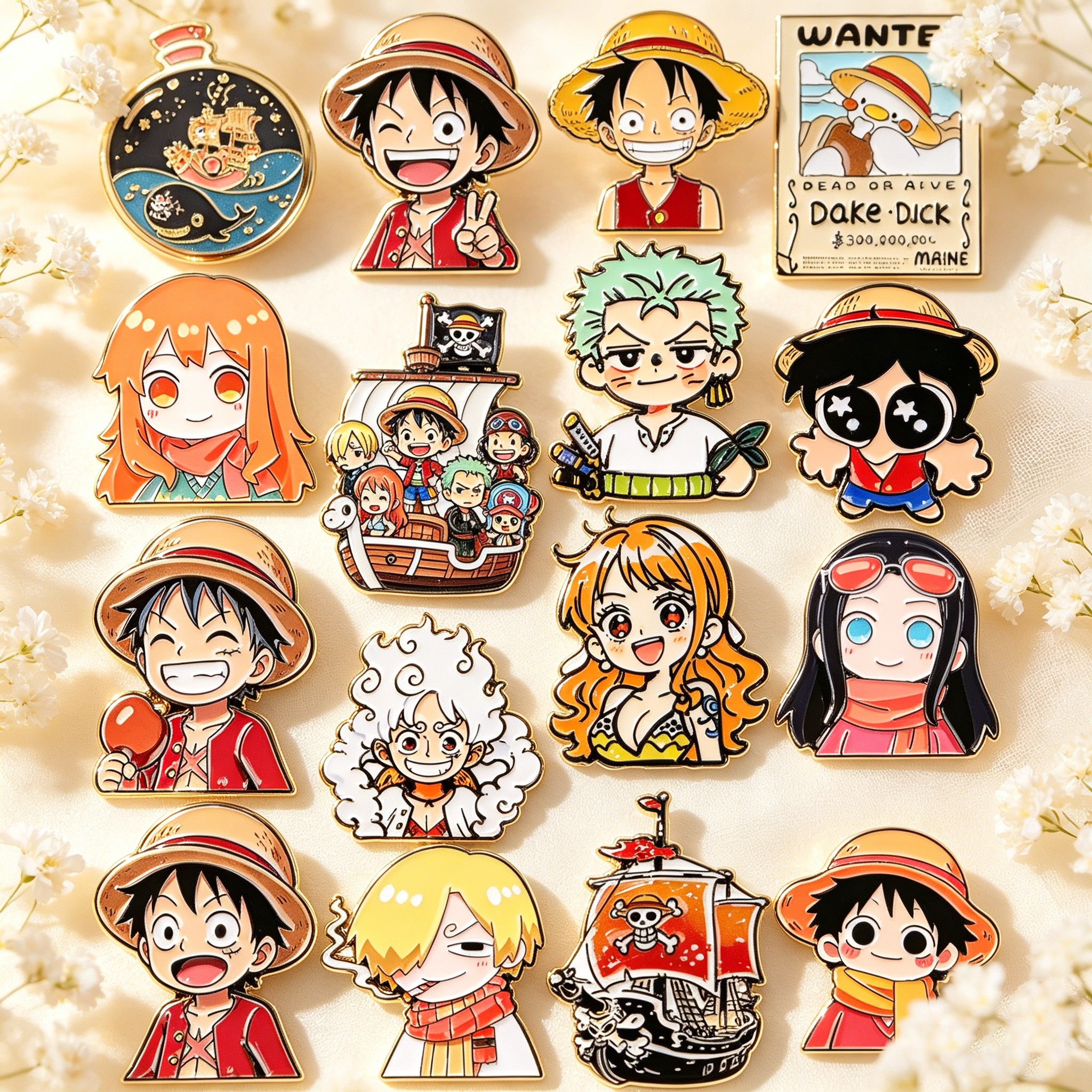18pcs/set Anime Series Enamel  - Jewelry Making Kits recension och pris