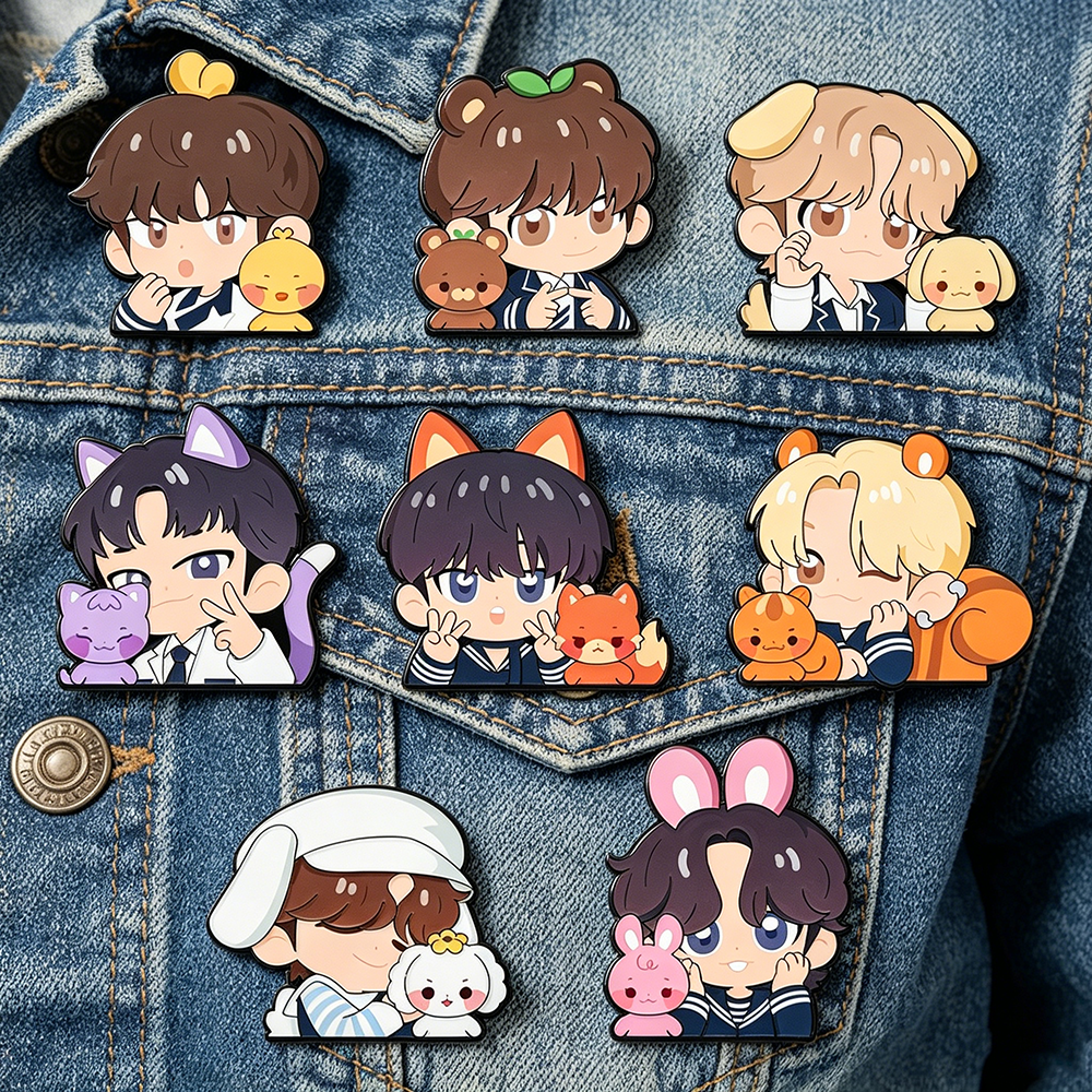 8pcs Kawaii Enamel Pin Set Car - Jewelry Making Kits recension och pris