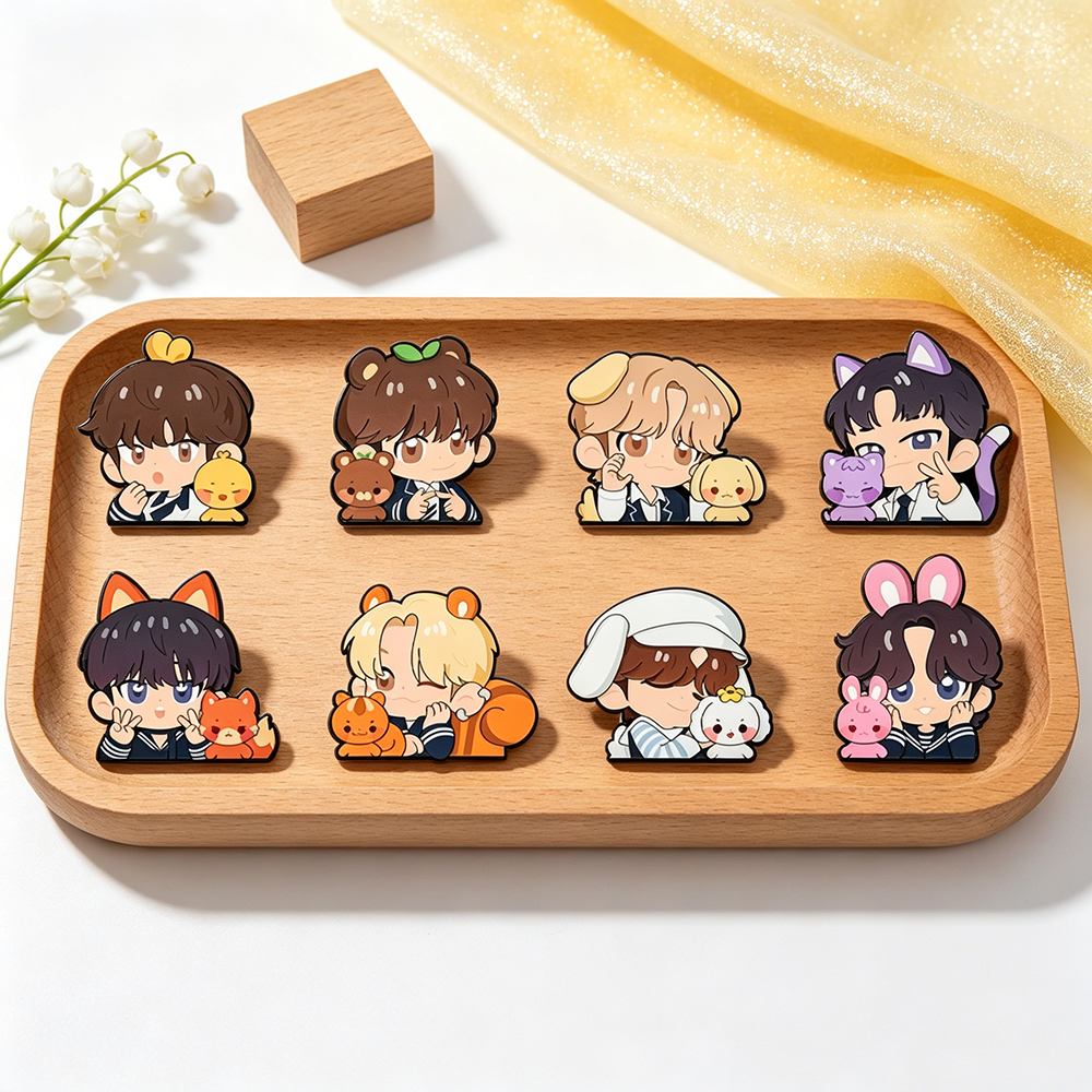 8pcs Kawaii Enamel Pin Set Car - Jewelry Making Kits recension och pris