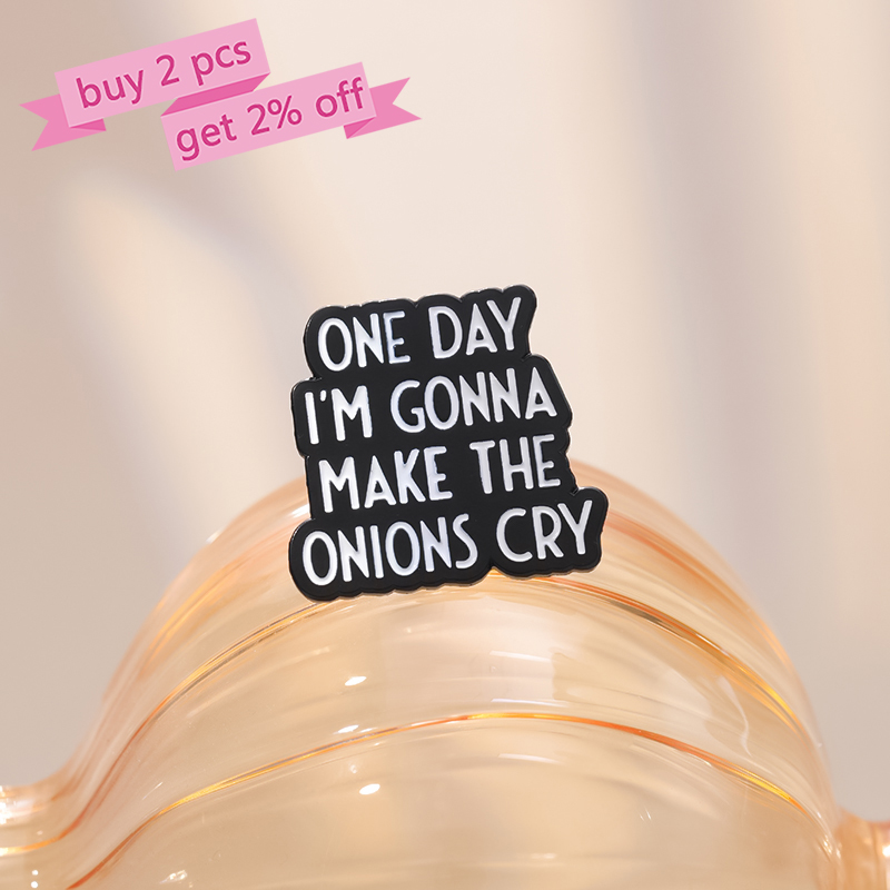 Quotes Enamel Pins Custom ONE  - Jewelry Making Quotes recension och pris