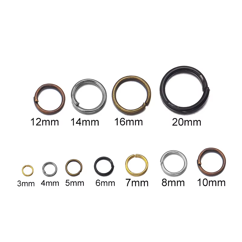 50-200Pcs 3-20mm Open Jump Rin - Jewelry Making Kit For Beginners recension och pris