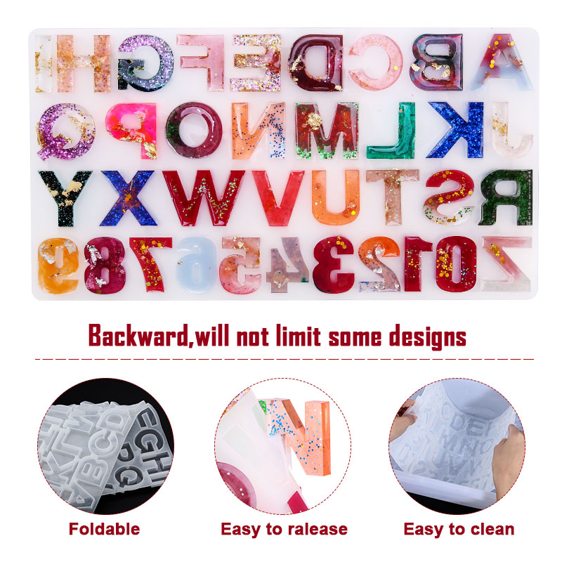Alphabet Epoxy Resin Mold Kit  - Jewelry Making Online recension och pris