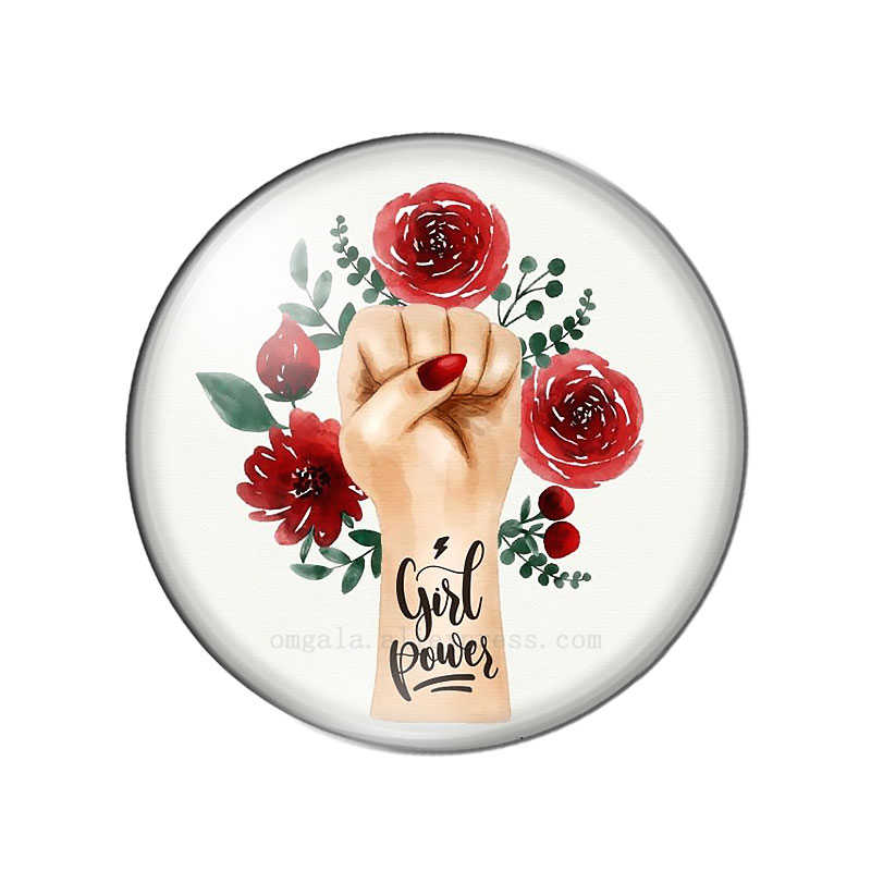 Flower Quote Girl Power Patter - Jewelry Making Quotes recension och pris