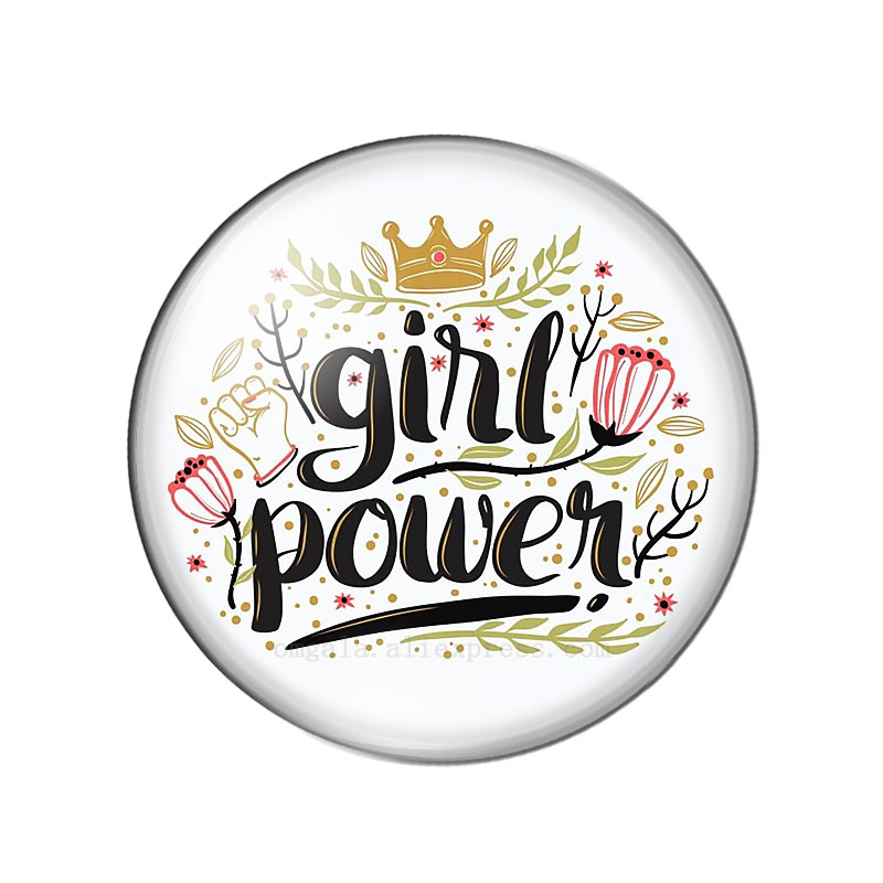 Flower Quote Girl Power Patter - Jewelry Making Quotes recension och pris