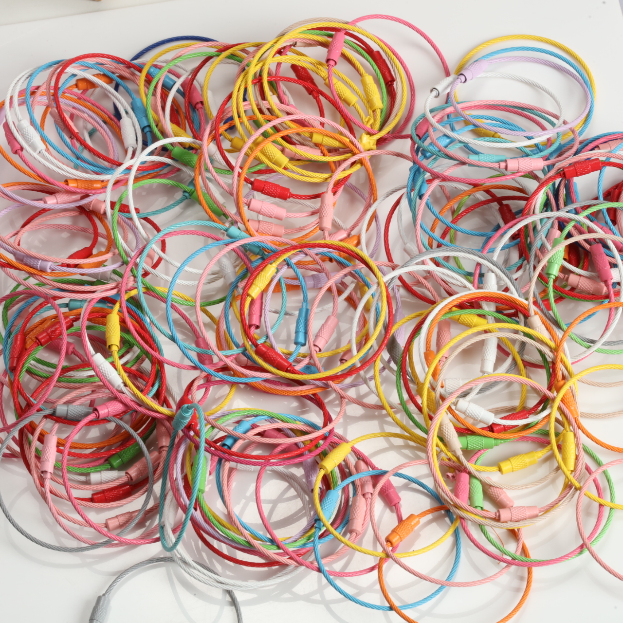 5/10/20/40pcs Colorful Keychai - Jewelry Making Materials Wholesale recension och pris