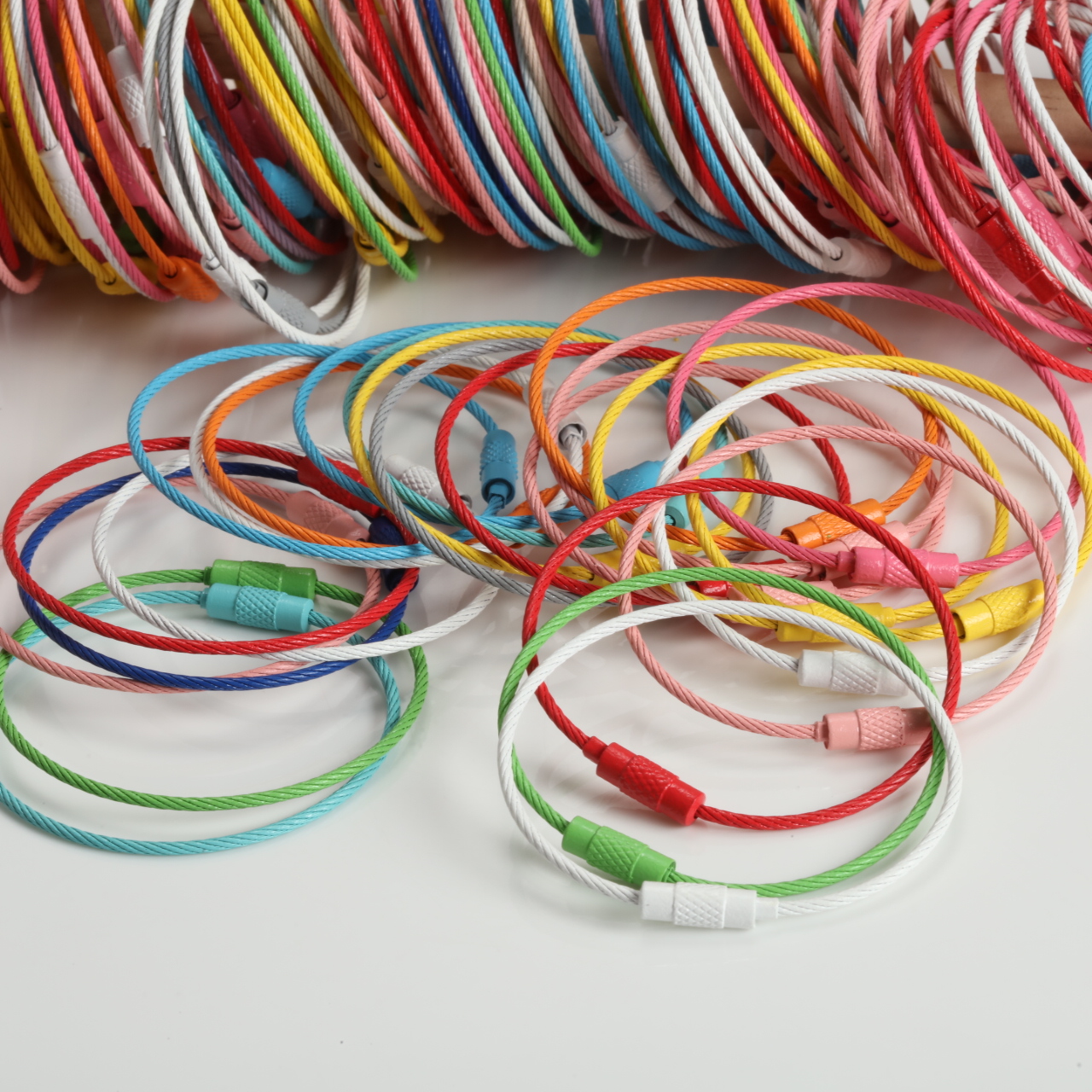 5/10/20/40pcs Colorful Keychai - Jewelry Making Materials Wholesale recension och pris