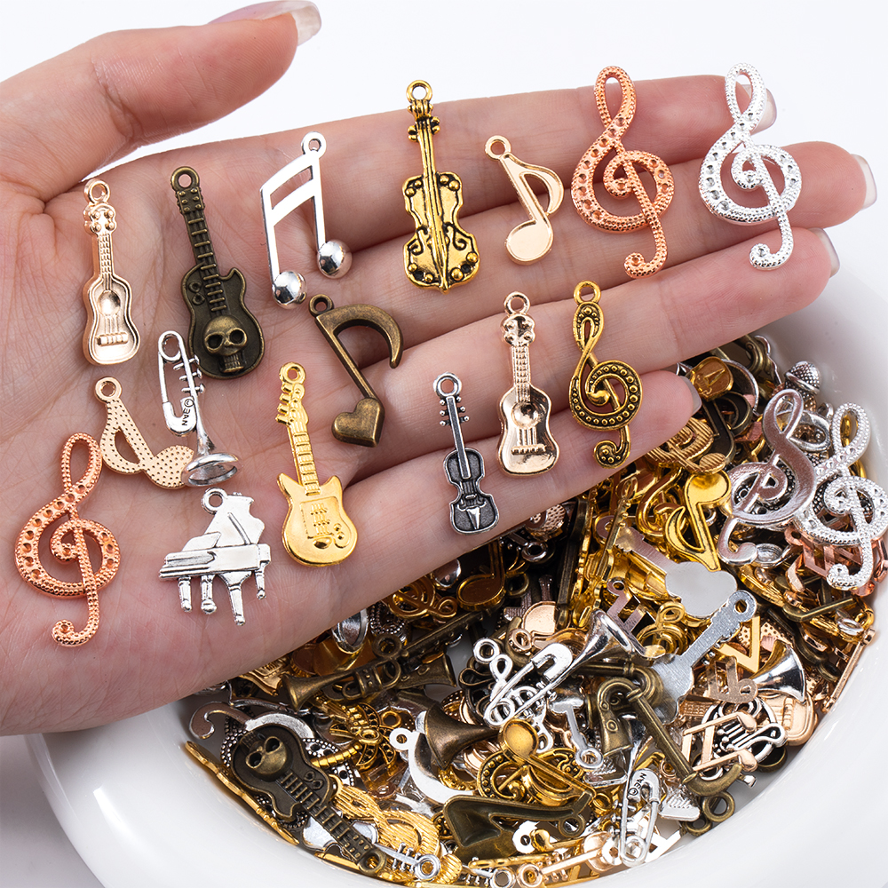 50g Alloy Retro Musical Note S - Jewelry Making Notes recension och pris
