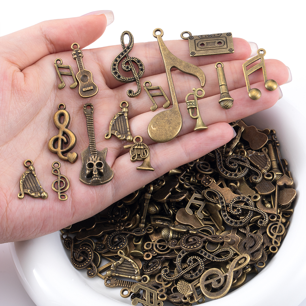 50g Alloy Retro Musical Note S - Jewelry Making Notes recension och pris