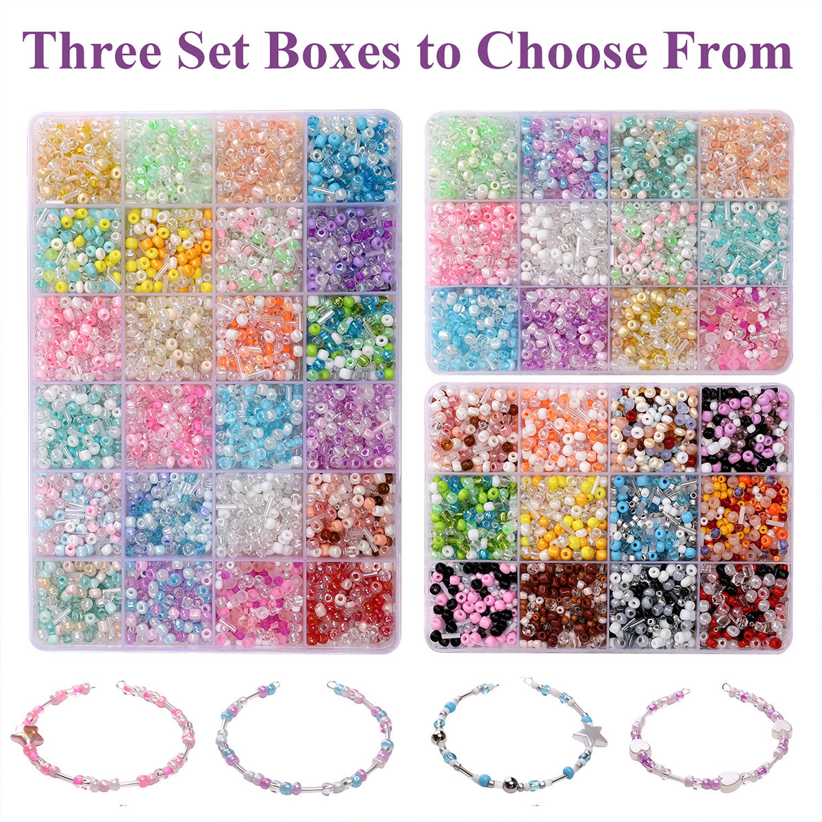 24 Grid Mixed Size Glass Seed  - Jewelry Making Online recension och pris