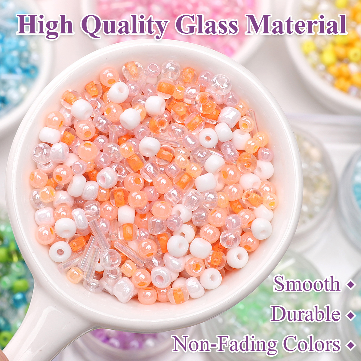 24 Grid Mixed Size Glass Seed  - Jewelry Making Online recension och pris