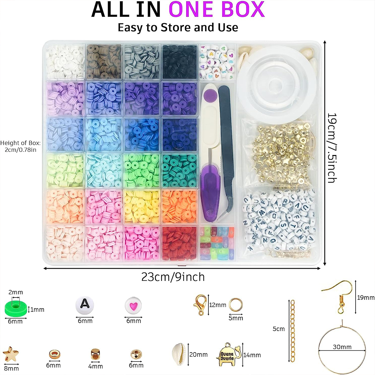 6000 Pcs 24 Colors Flat Round  - Jewelry Making Online recension och pris