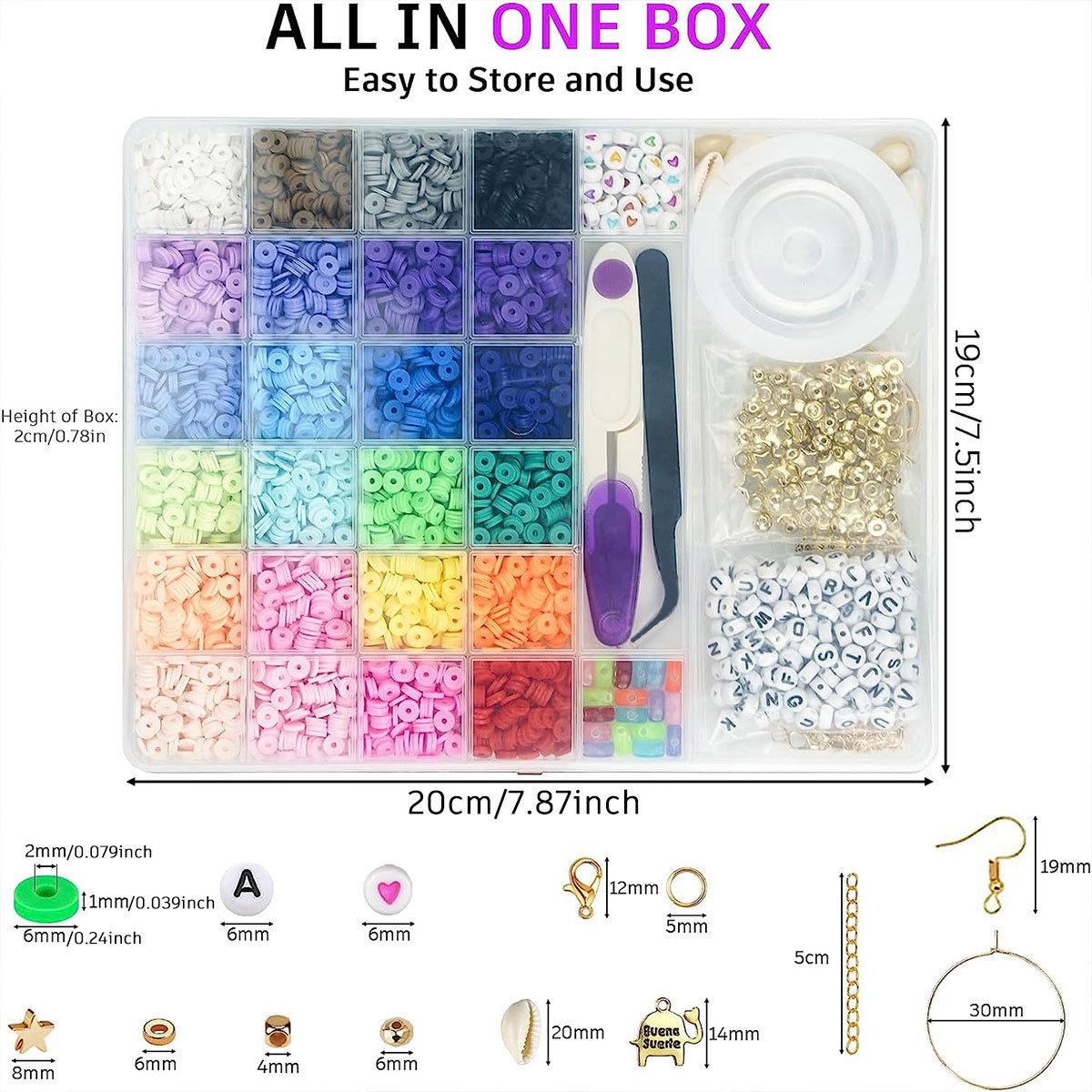 6000 Pcs 24 Colors Flat Round  - Jewelry Making Online recension och pris