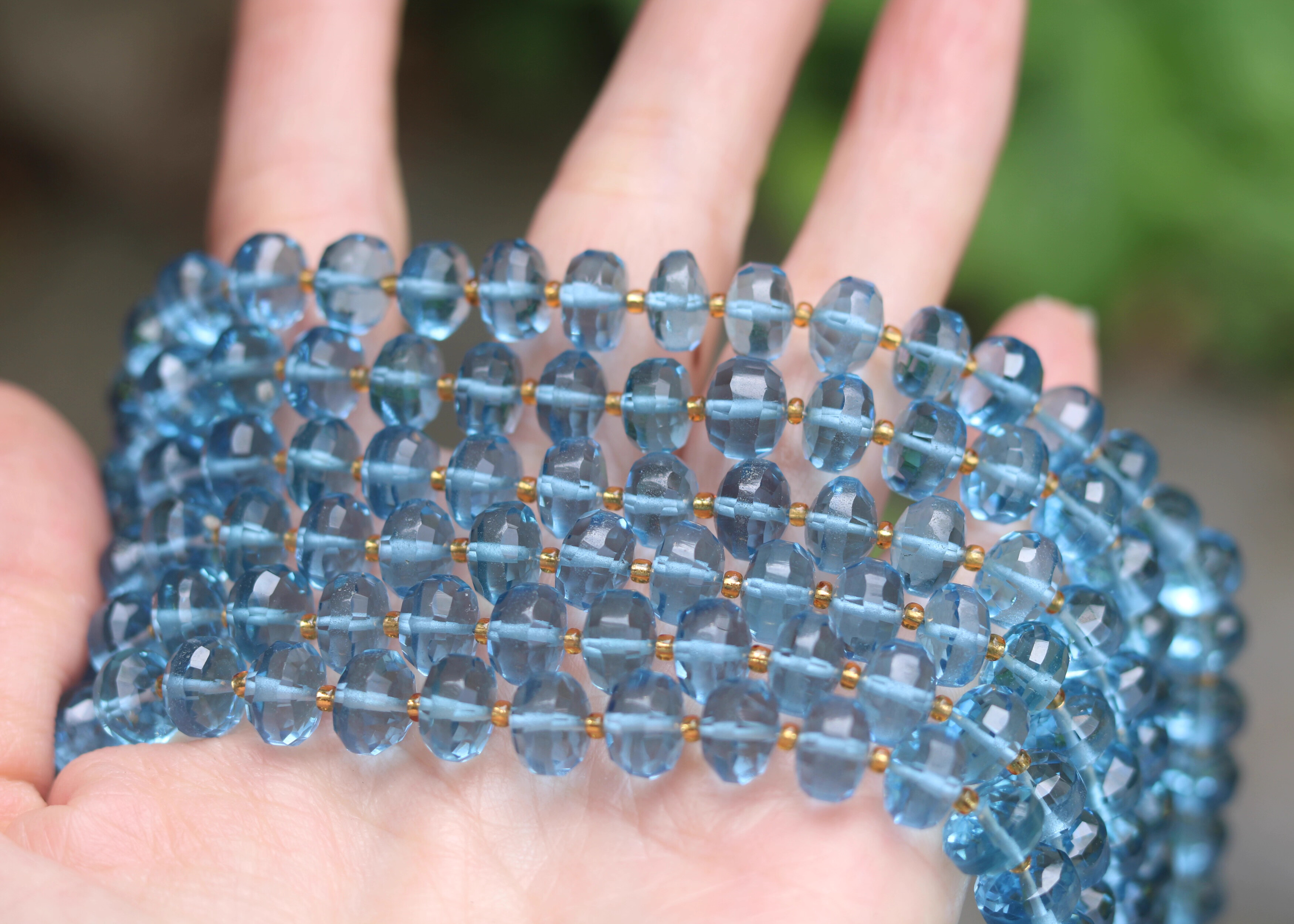 5pieces loose beads London blu - Jewelry Making London recension och pris