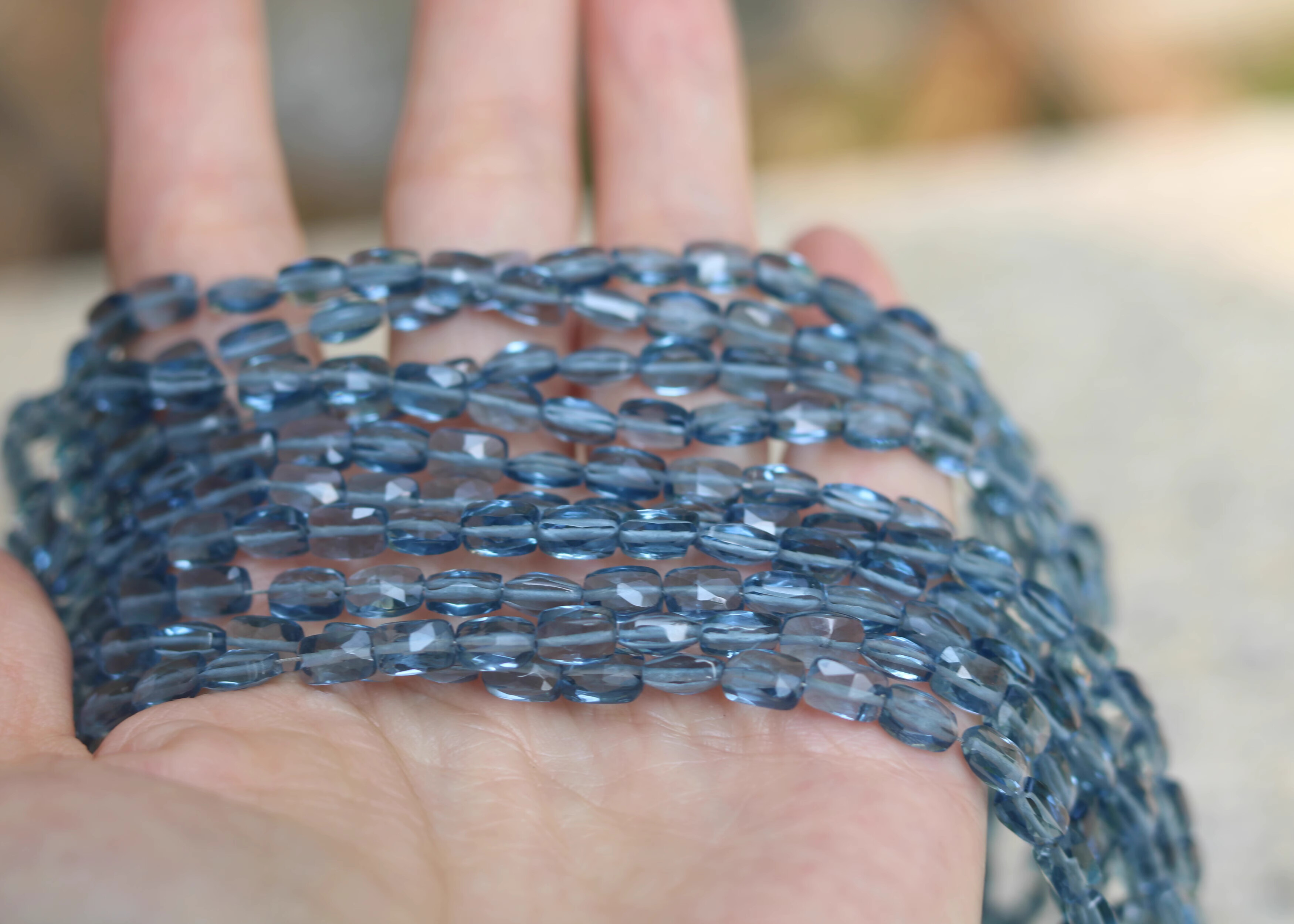 5pieces loose beads London blu - Jewelry Making London recension och pris