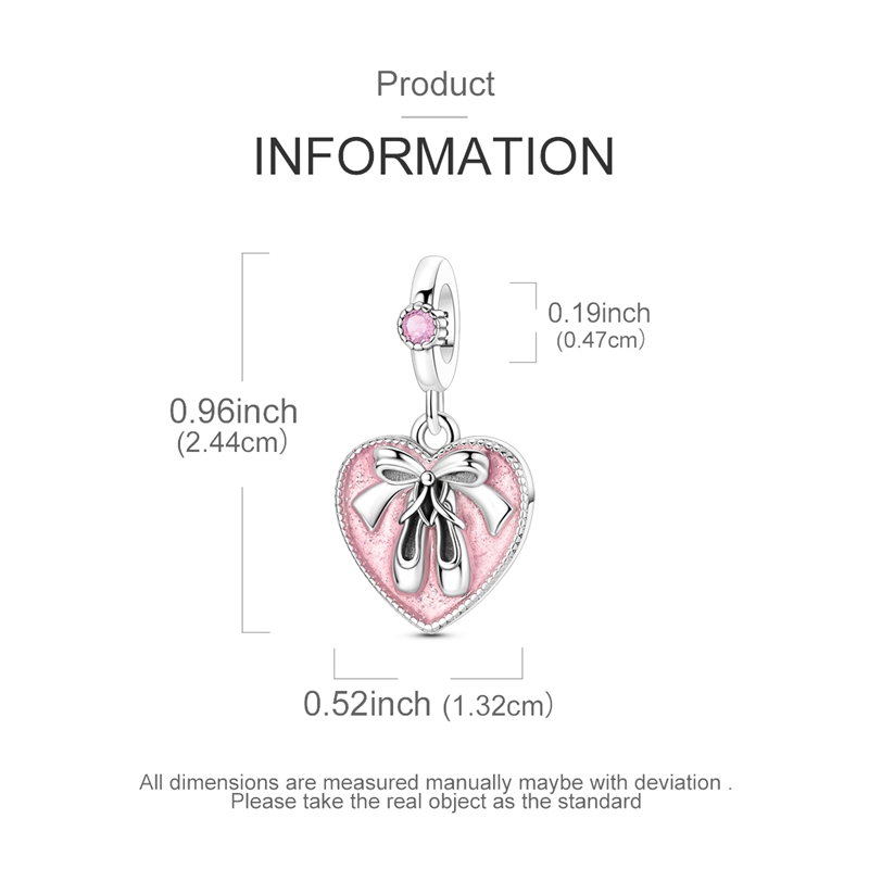 Ballerina Charm 925 Sterling S - Jewelry Making Quotes recension och pris