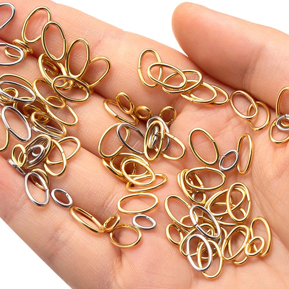 50pcs 3 Colors Stainless Steel - Jewelry Making Kit For Beginners recension och pris
