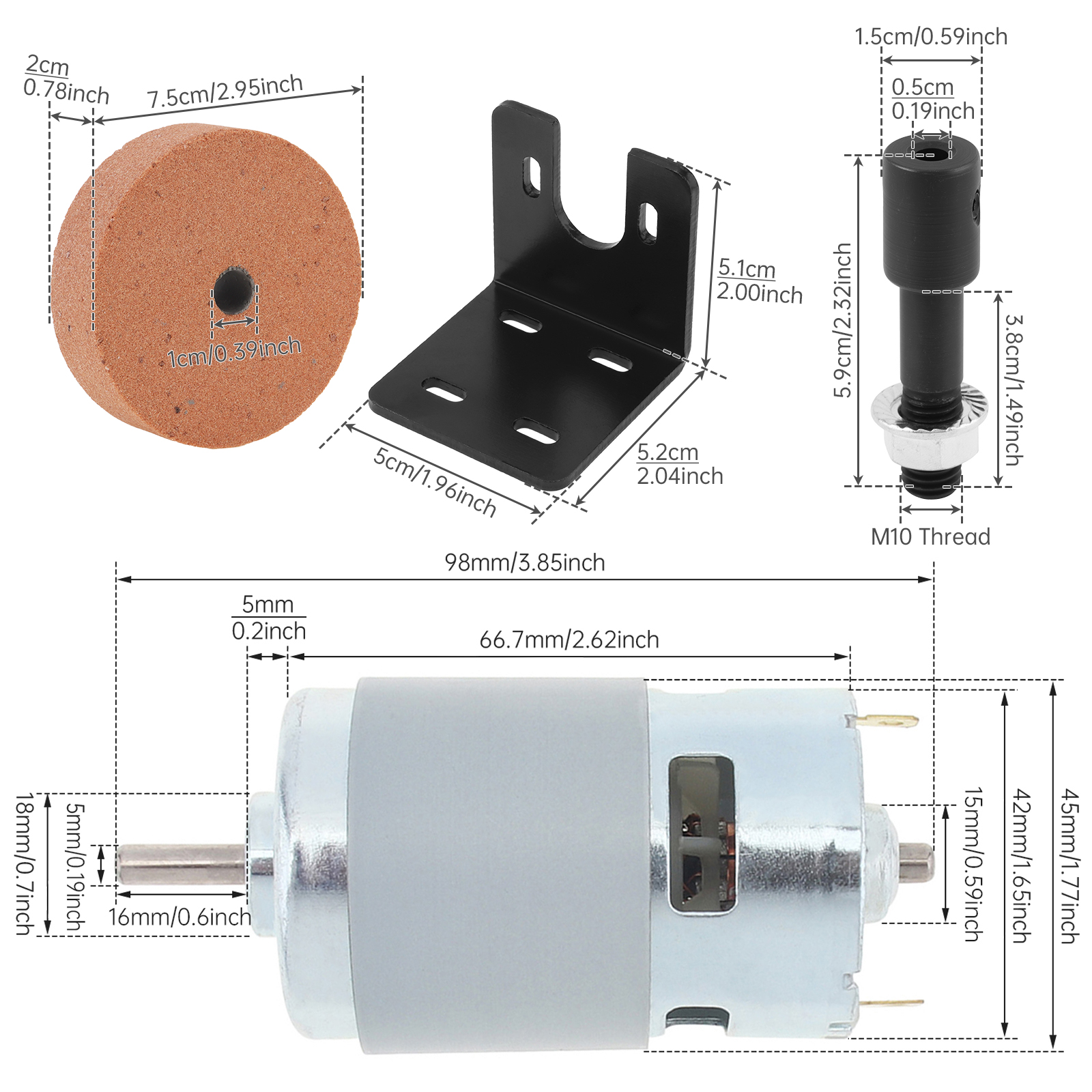 12V/24V RS775 DC Motor DIY Min - Jewelry Making Dc recension och pris