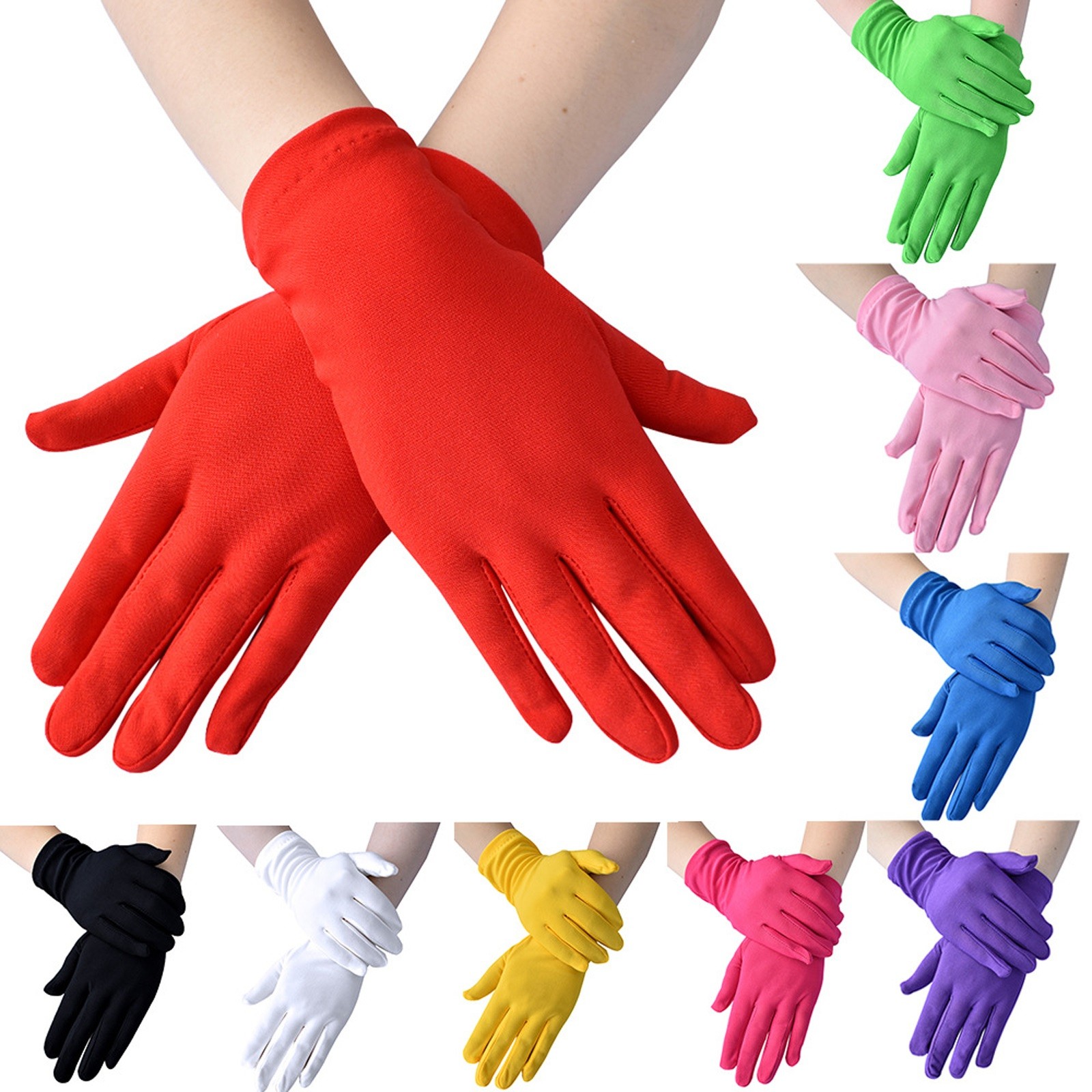 Fashion Spandex Elasticity Ope - Jewelry Making Gloves recension och pris