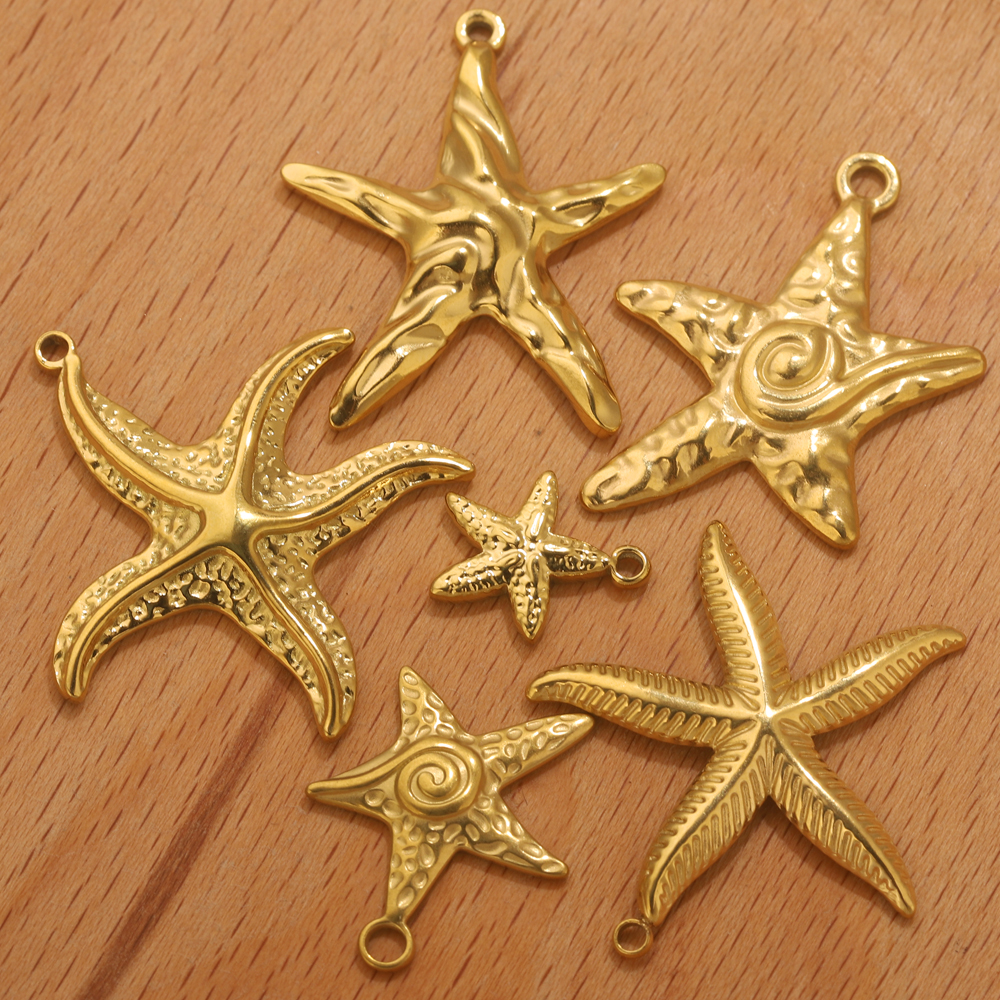 5pcs Stainless Steel Summer St - Jewelry Making Materials Wholesale recension och pris