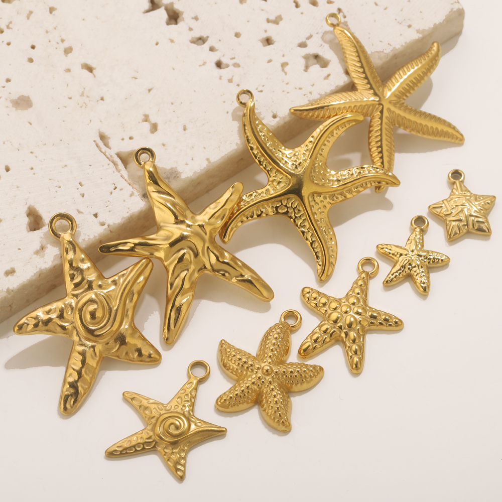 5pcs Stainless Steel Summer St - Jewelry Making Materials Wholesale recension och pris