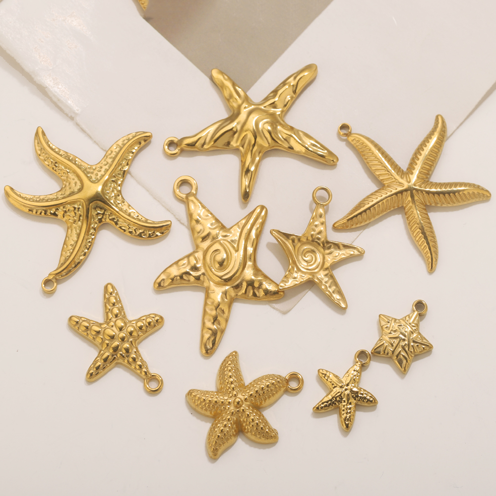 5pcs Stainless Steel Summer St - Jewelry Making Materials Wholesale recension och pris
