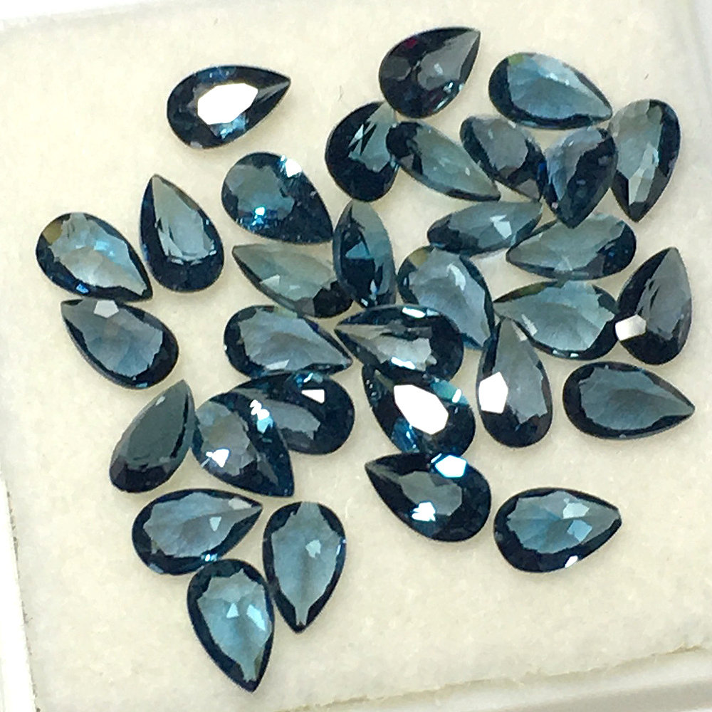 20pcs Real Natural Stone Pear  - Jewelry Making London recension och pris