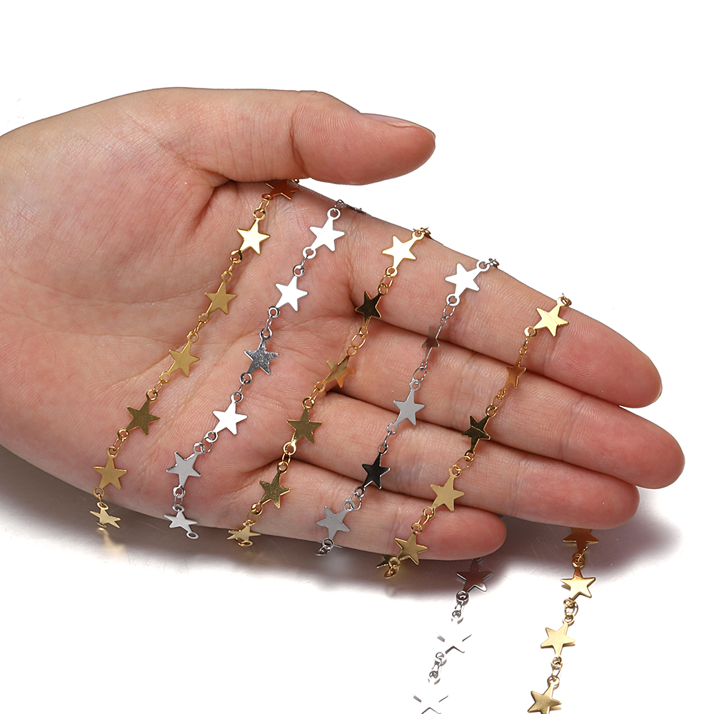 1Meter Gold Plated Stainless S - Jewelry Making Materials Wholesale recension och pris