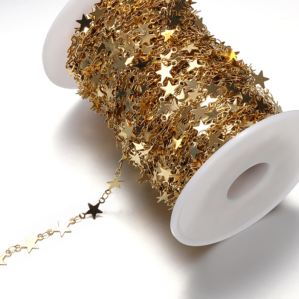 1Meter Gold Plated Stainless S - Jewelry Making Materials Wholesale recension och pris