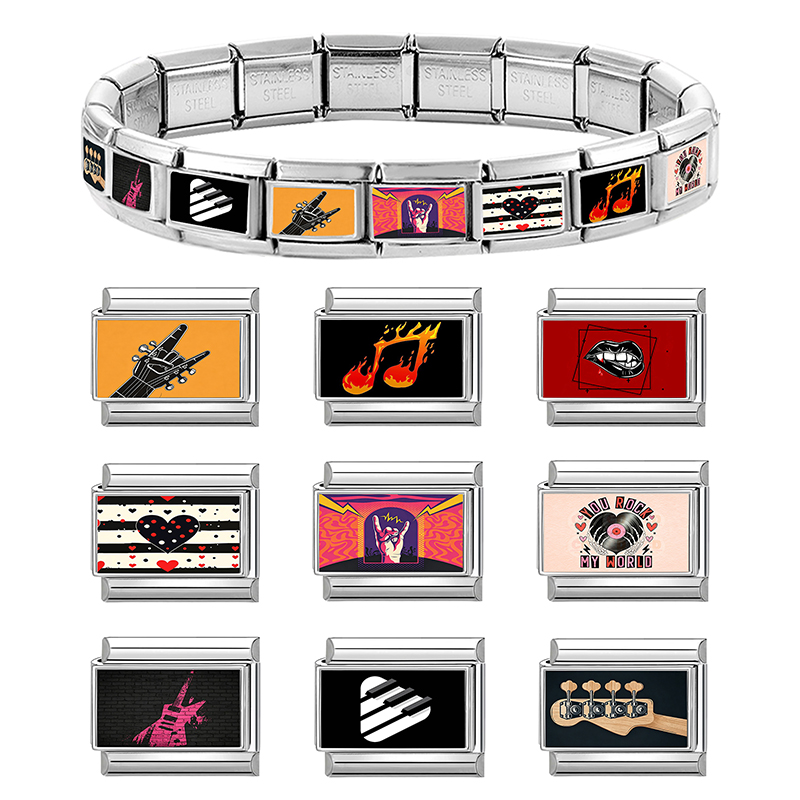 Y2K Guitar Piano Keys Note Ita - Jewelry Making Notes recension och pris