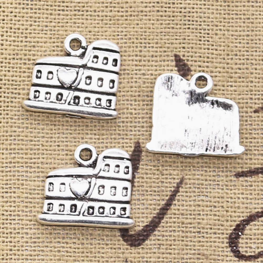 20pcs Charms Roman Colosseum R - Jewelry Making Rome recension och pris