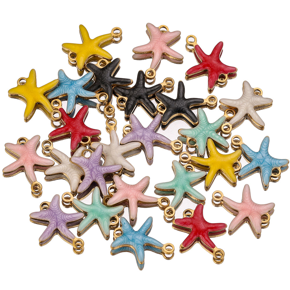 20pcs Stainless Steel Double L - Jewelry Making Materials Wholesale recension och pris