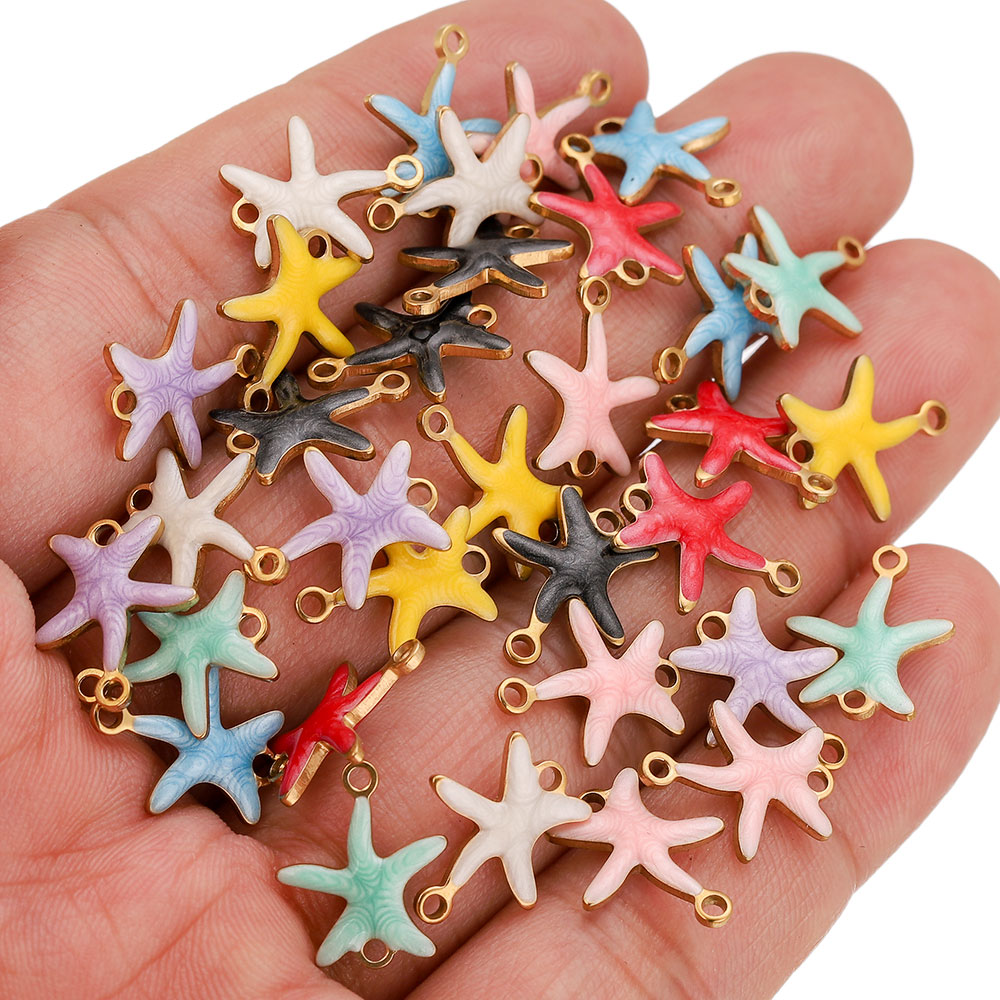 20pcs Stainless Steel Double L - Jewelry Making Materials Wholesale recension och pris