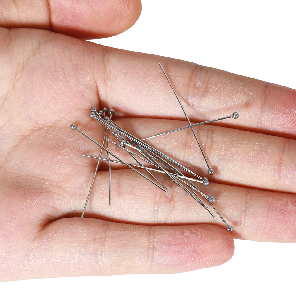 50Pcs/lot 12 14 16 20 25 30 35 - Jewelry Making Silver recension och pris