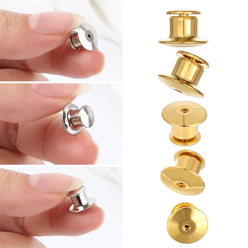 100Pcs Black Metal Locking Pin - Jewelry Making Materials Wholesale recension och pris