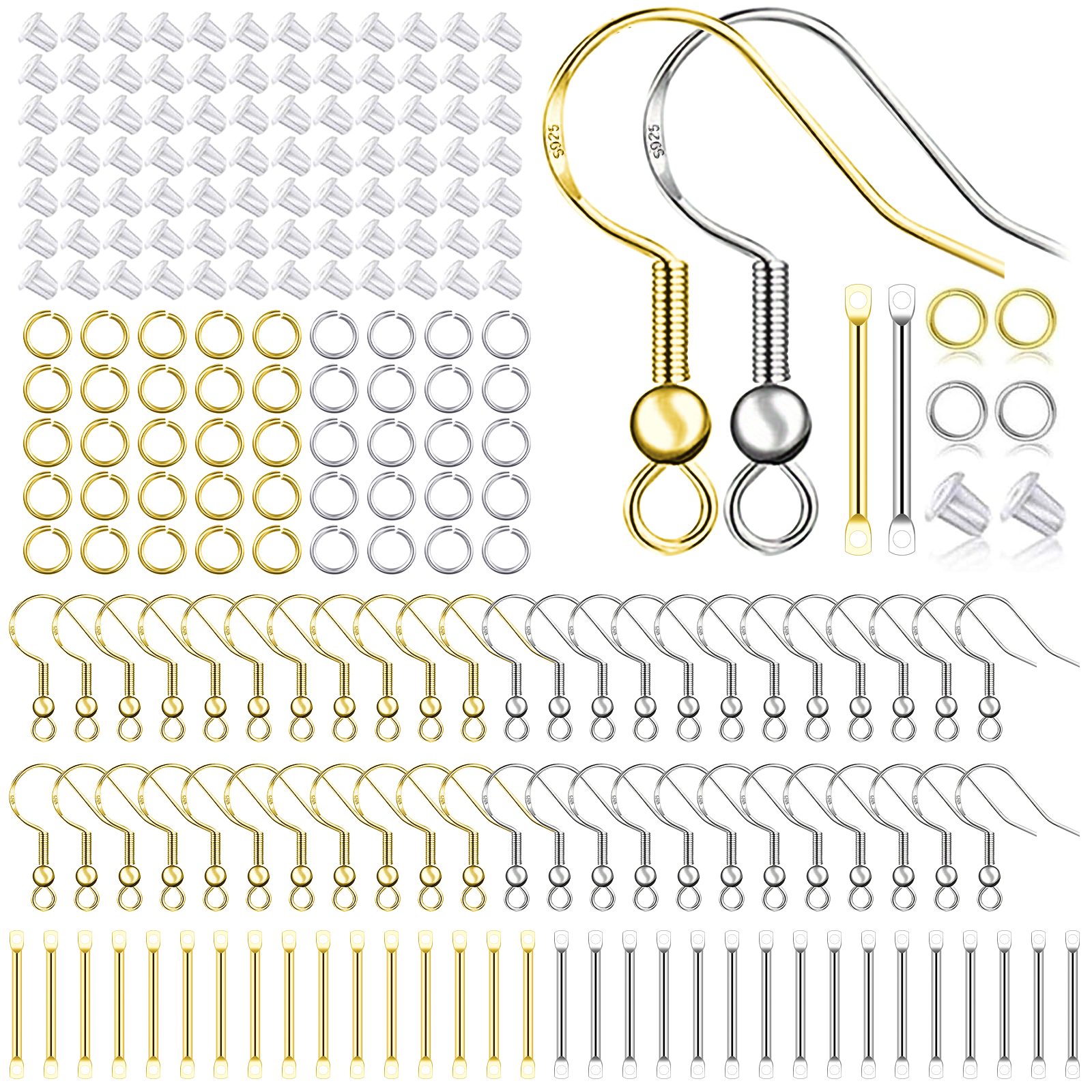 925 Silver/Gold Plated Earring - Jewelry Making Kits recension och pris