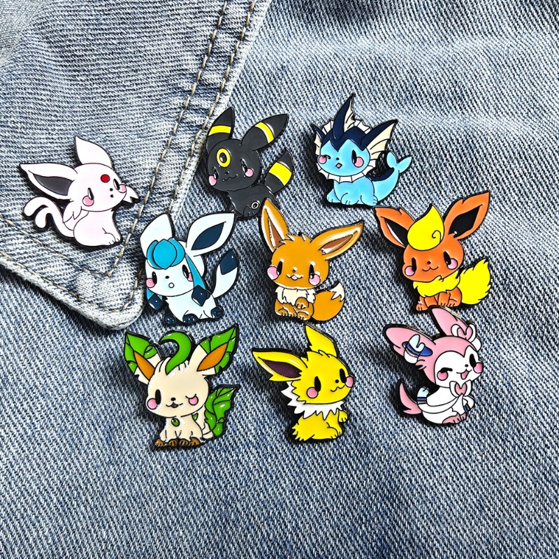 Hot 9 Pcs Anime Elf Brooch Set - Jewelry Making Kits recension och pris