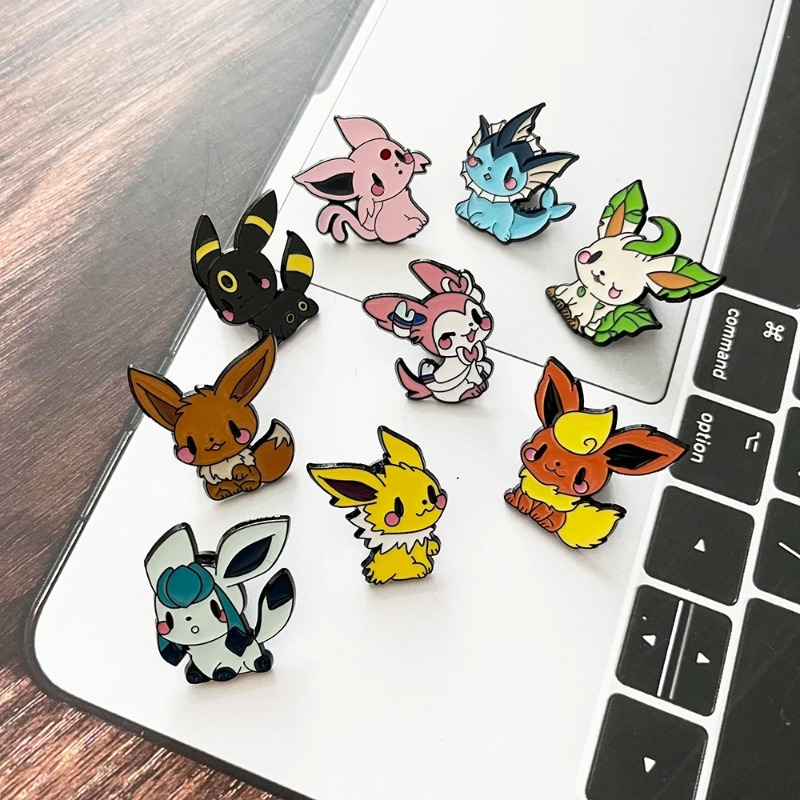 Hot 9 Pcs Anime Elf Brooch Set - Jewelry Making Kits recension och pris