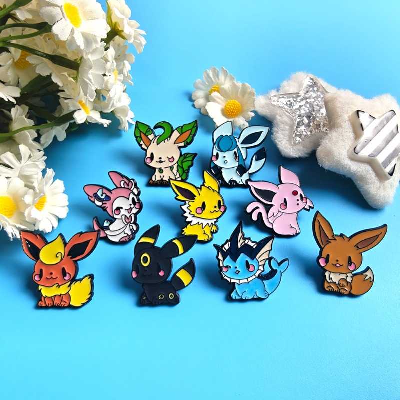 Hot 9 Pcs Anime Elf Brooch Set - Jewelry Making Kits recension och pris