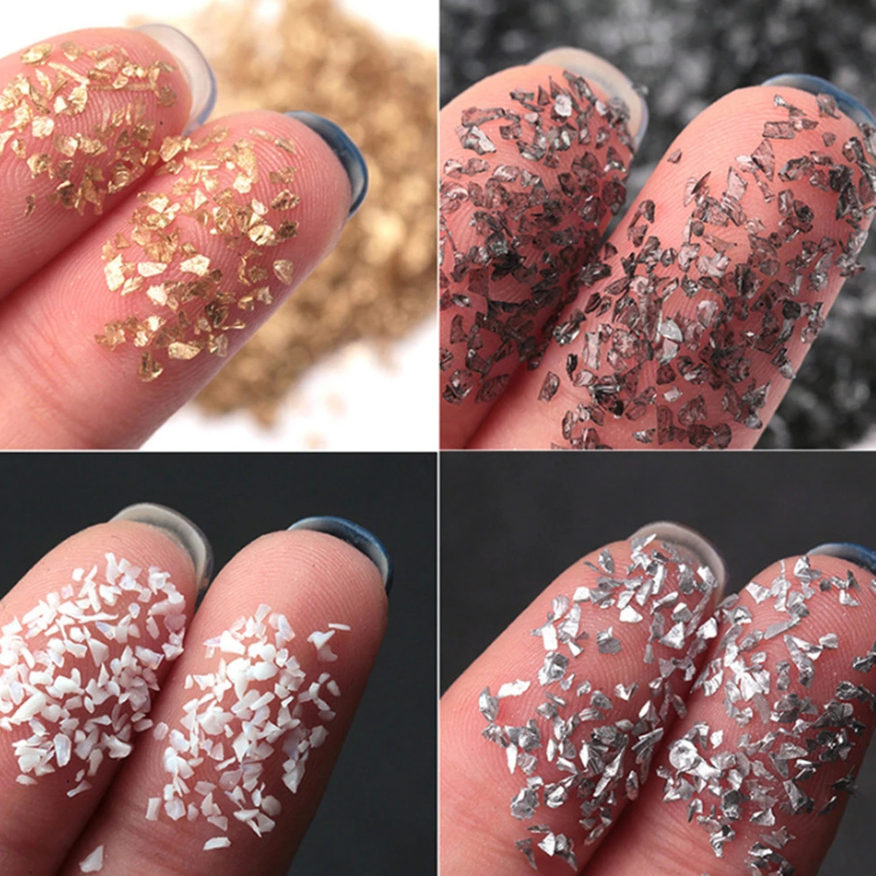 30g Broken Glass Stones Epoxy  - Jewelry Making Online recension och pris