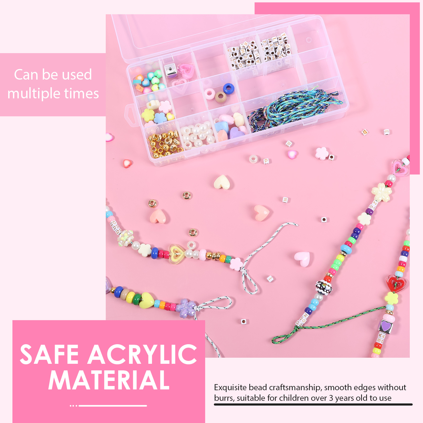 421PCS Beaded Keychain Making  - Jewelry Making Online recension och pris
