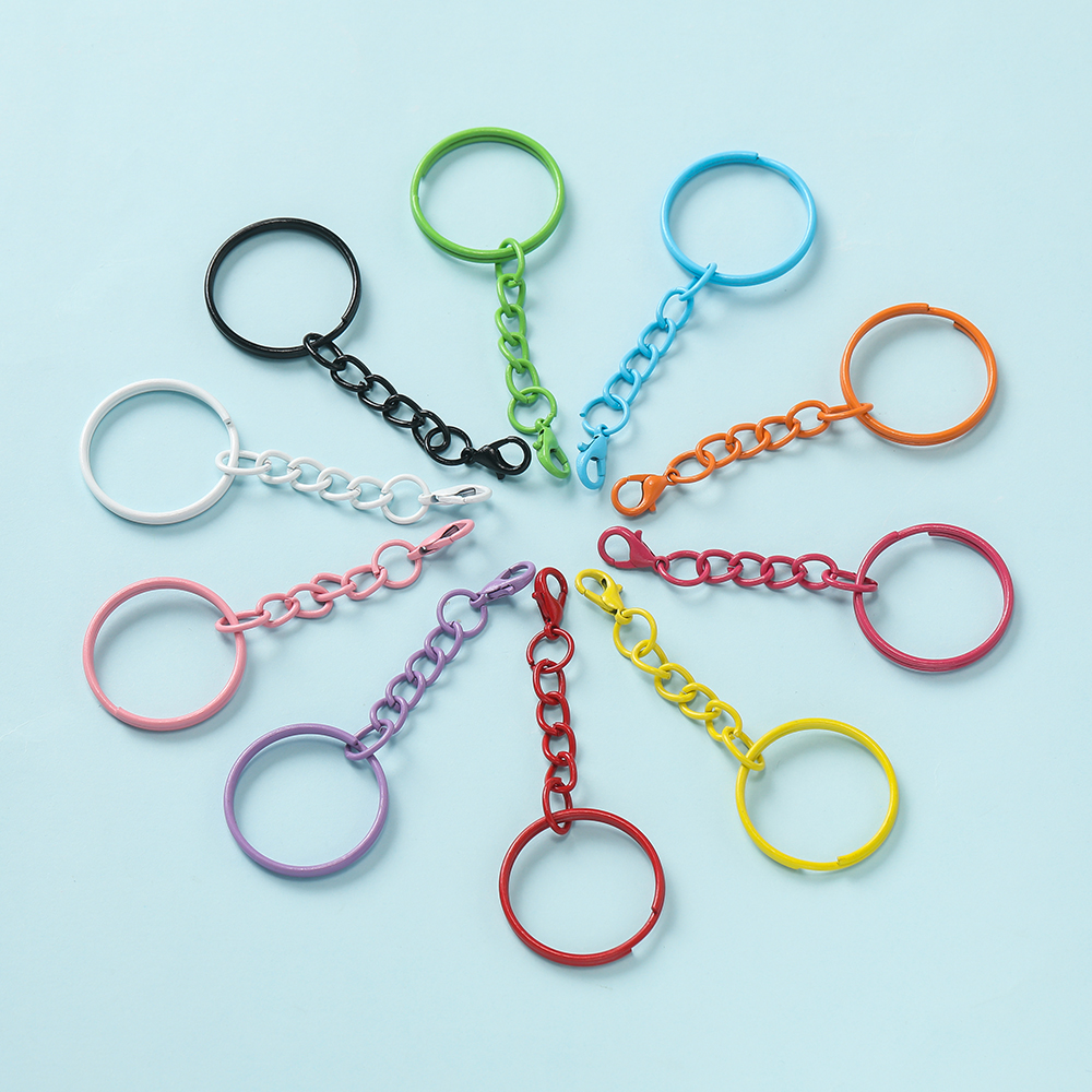 5pcs/Lot 25mm Colored Split Ri - Jewelry Making Kit For Beginners recension och pris