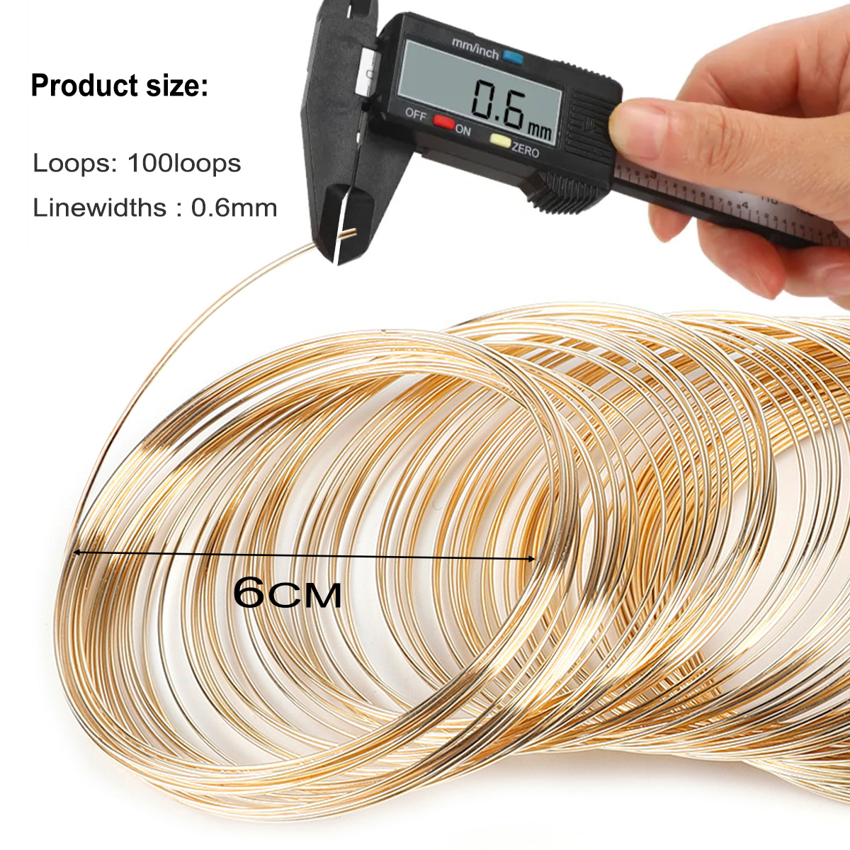 0.6mm Stainless Steel Memory W - Memory Wire Bracelet recension och pris
