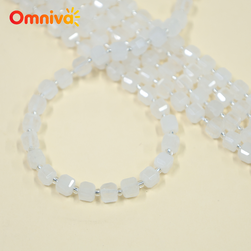 White marble sugar cube Natura - Jewelry Making Materials Wholesale recension och pris