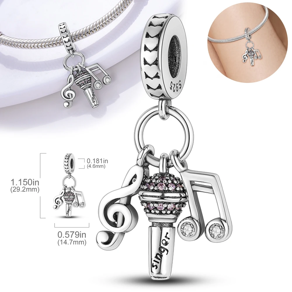 Charms 925 Sterling Silver Pla - Jewelry Making Notes recension och pris