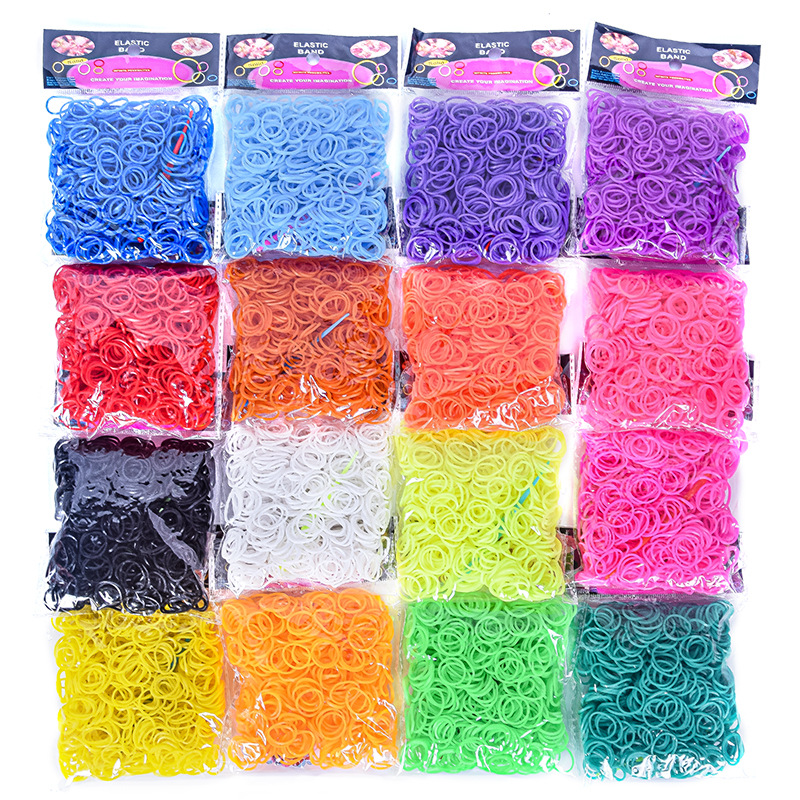600 pieces Colorful Rubber Ban - Jewelry Making Online recension och pris