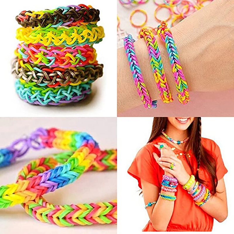 600 pieces Colorful Rubber Ban - Jewelry Making Online recension och pris