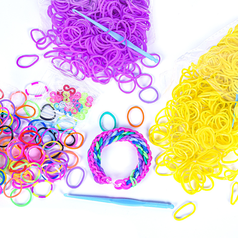 600 pieces Colorful Rubber Ban - Jewelry Making Online recension och pris